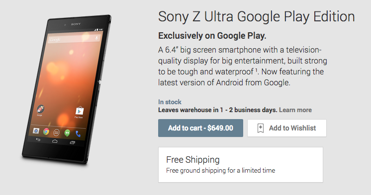 Sony-Xperia-Z-Ultra-Google-Play-Edition