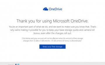 【Tips】明日1/31まで マイクロソフト社のクラウドストレージ「OneDrive」の容量強制削減を回避する策
